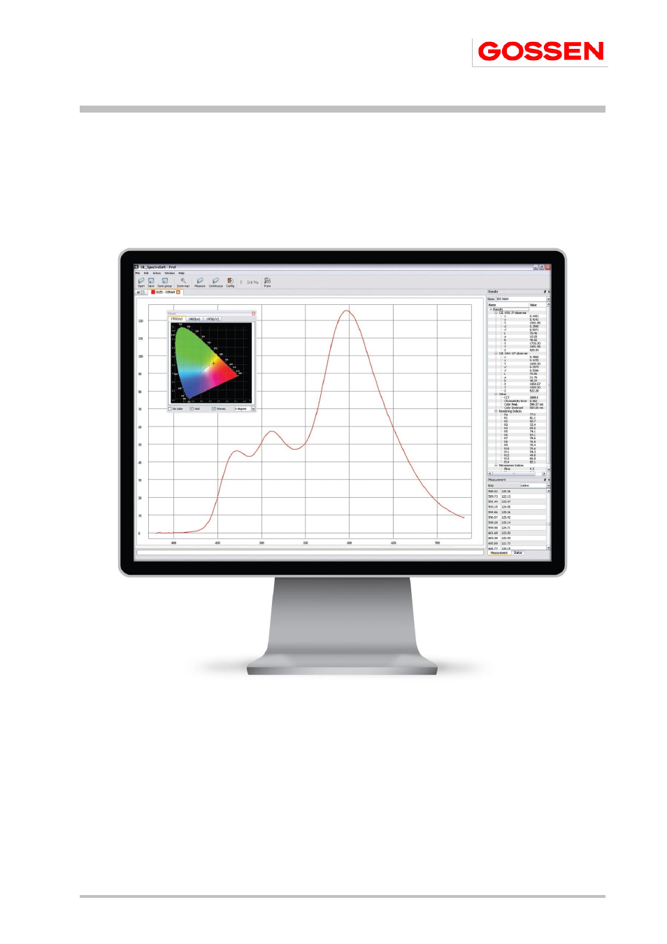 Gossen GL SpectroSoft User Manual | 36 pages