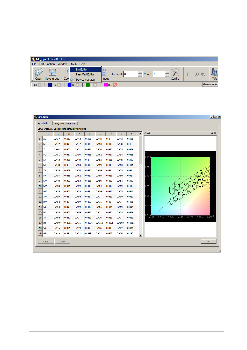 Gossen GL SpectroSoft User Manual | Page 29 / 36