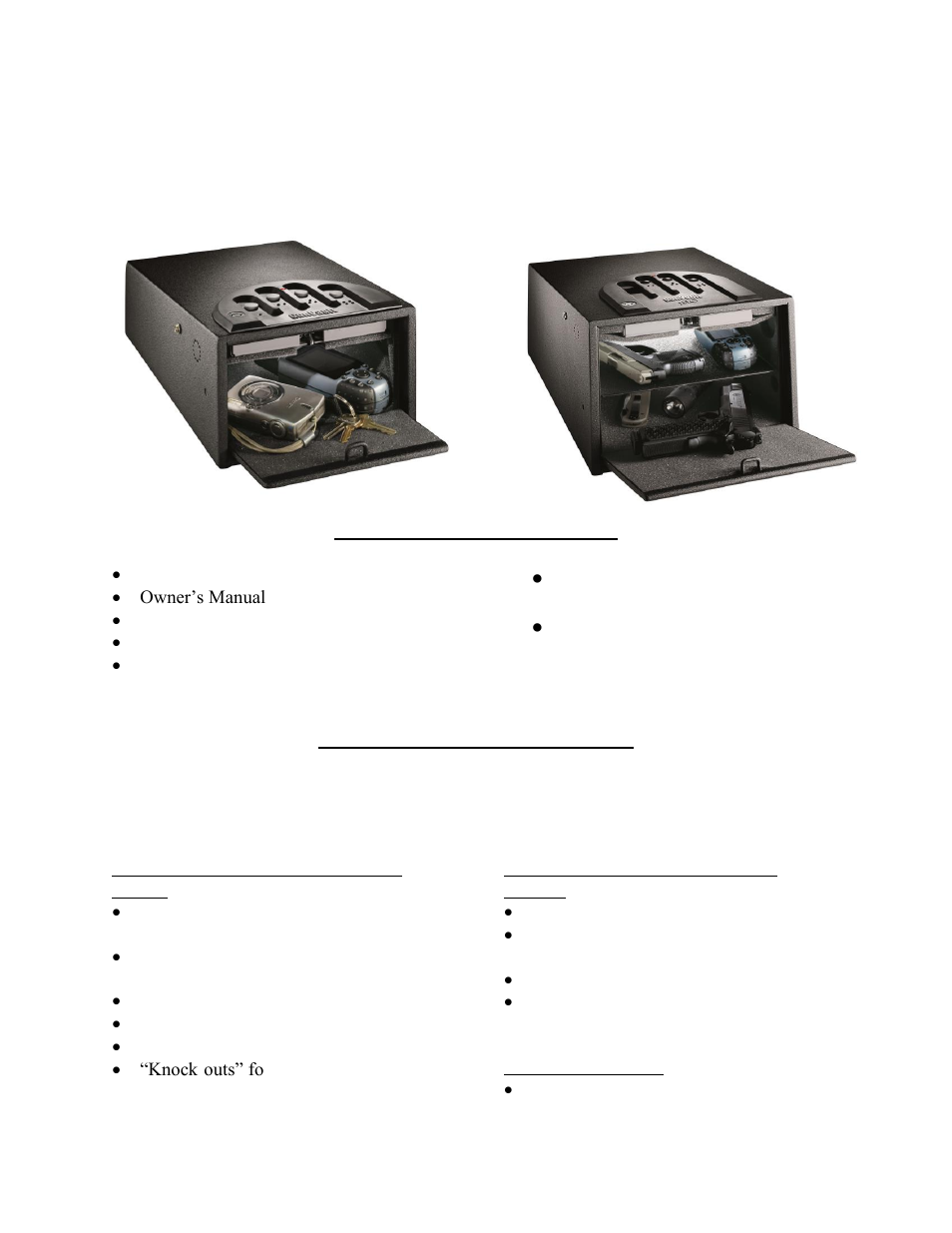 GunVault GV 2000 User Manual | Page 4 / 16