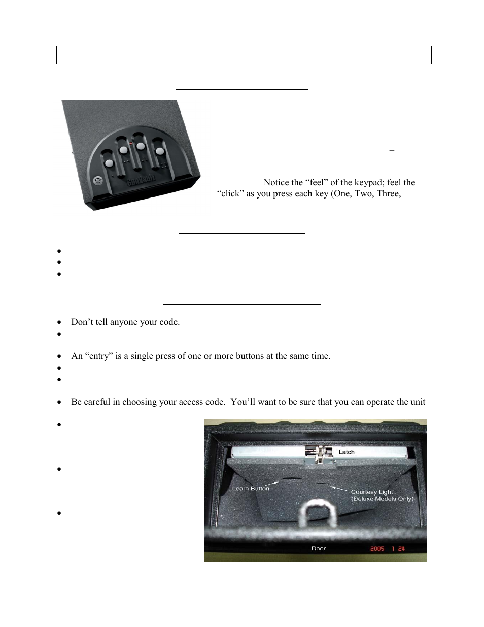 GunVault GV 2000 User Manual | Page 6 / 16