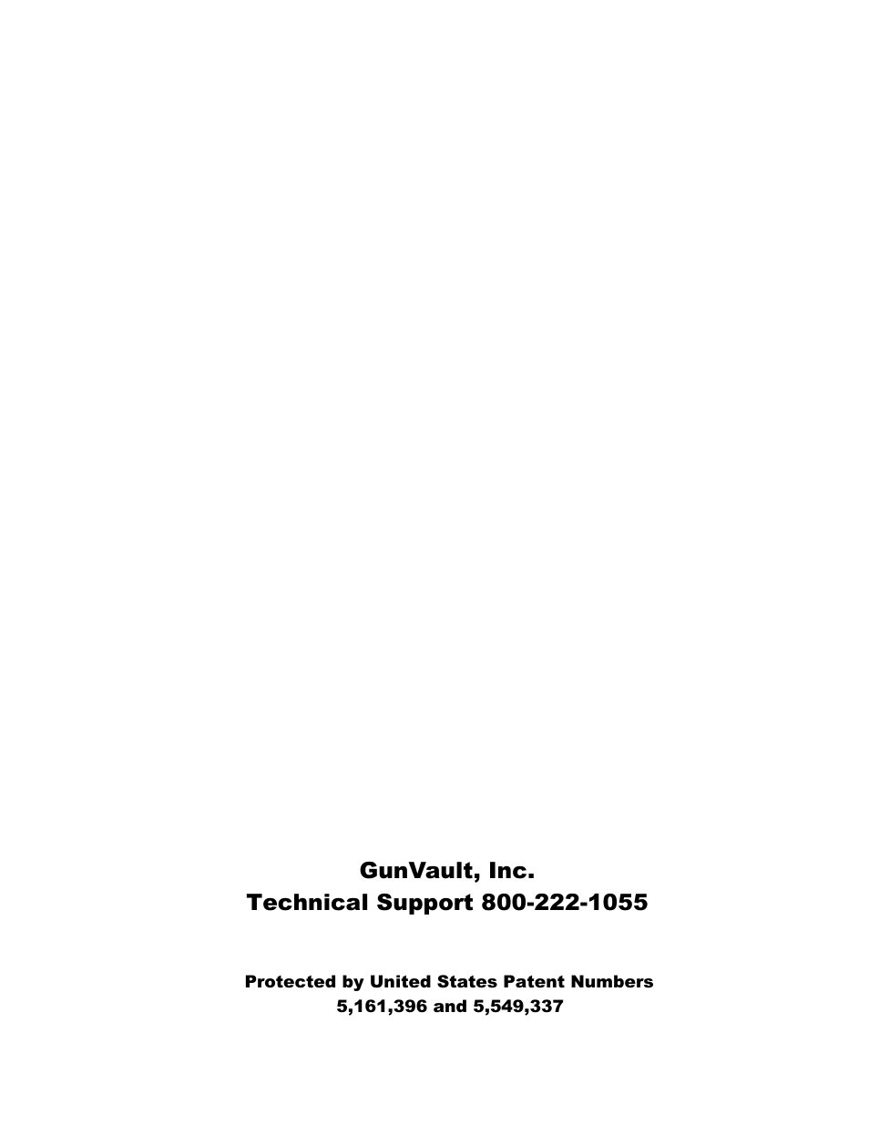 GunVault MVB 500 User Manual | Page 12 / 12