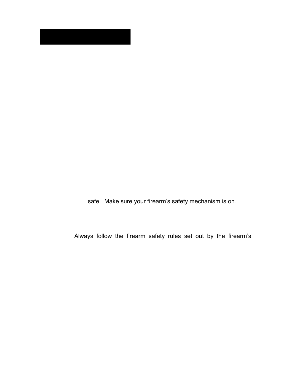 Firearm safety | GunVault MV 500 User Manual | Page 2 / 8