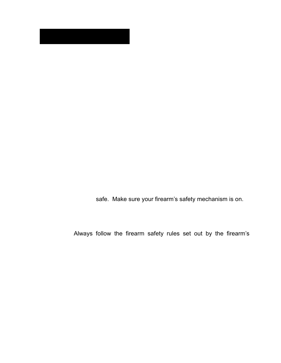Firearm safety | GunVault MV 1000 User Manual | Page 2 / 8