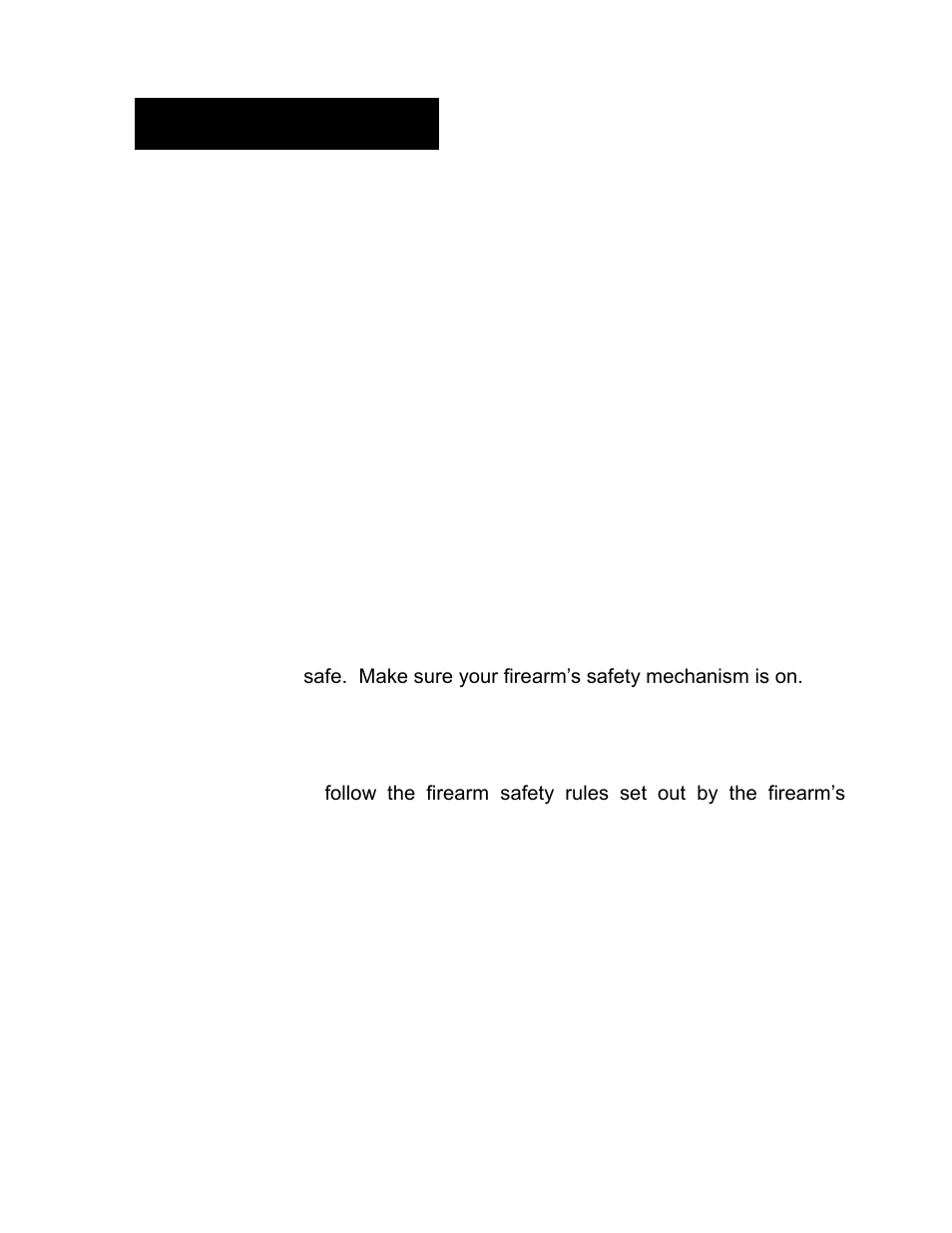 Firearm safety | GunVault SV 500 User Manual | Page 2 / 12