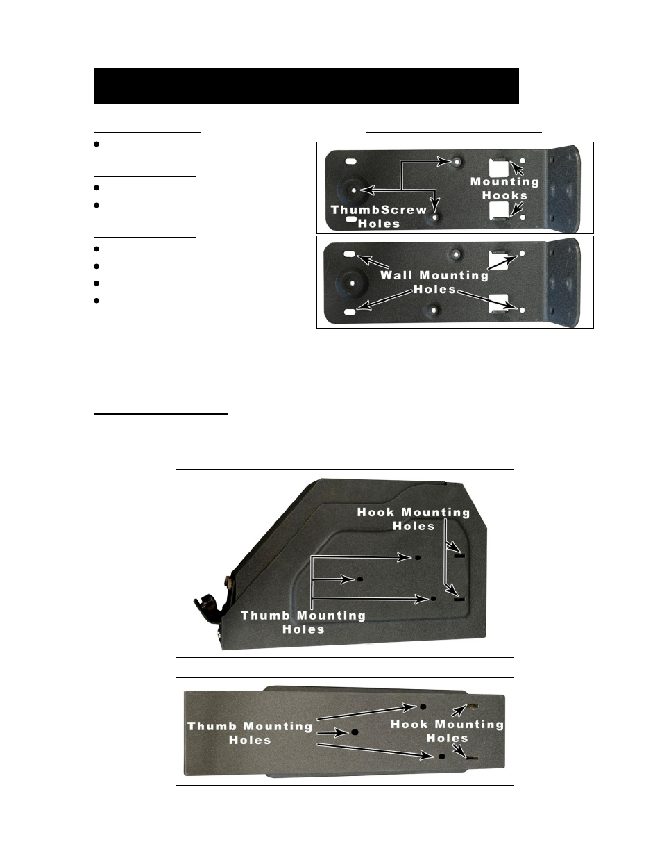 Mounting bracket installation | GunVault SV 500 User Manual | Page 6 / 12
