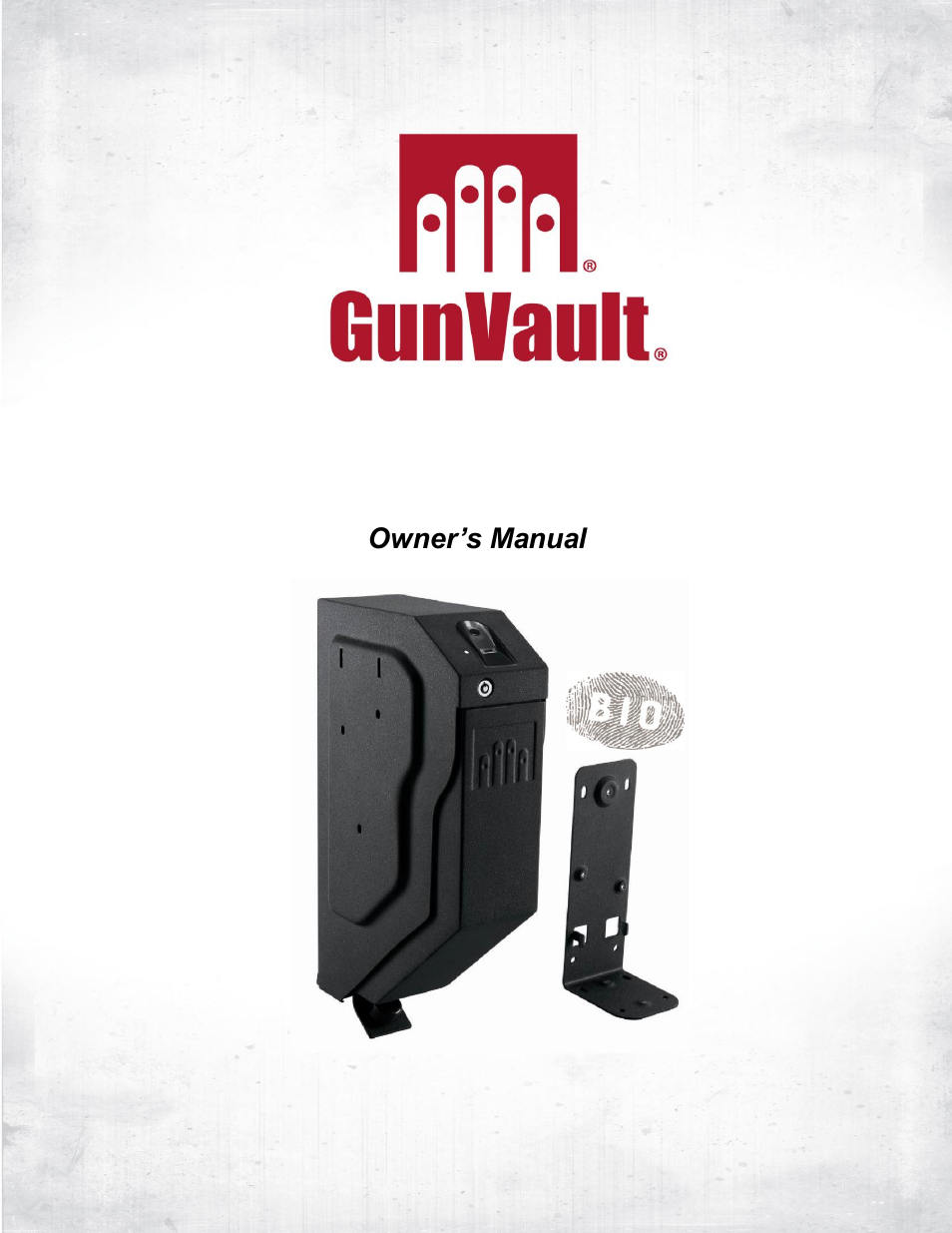 GunVault SVB 500 User Manual | 10 pages