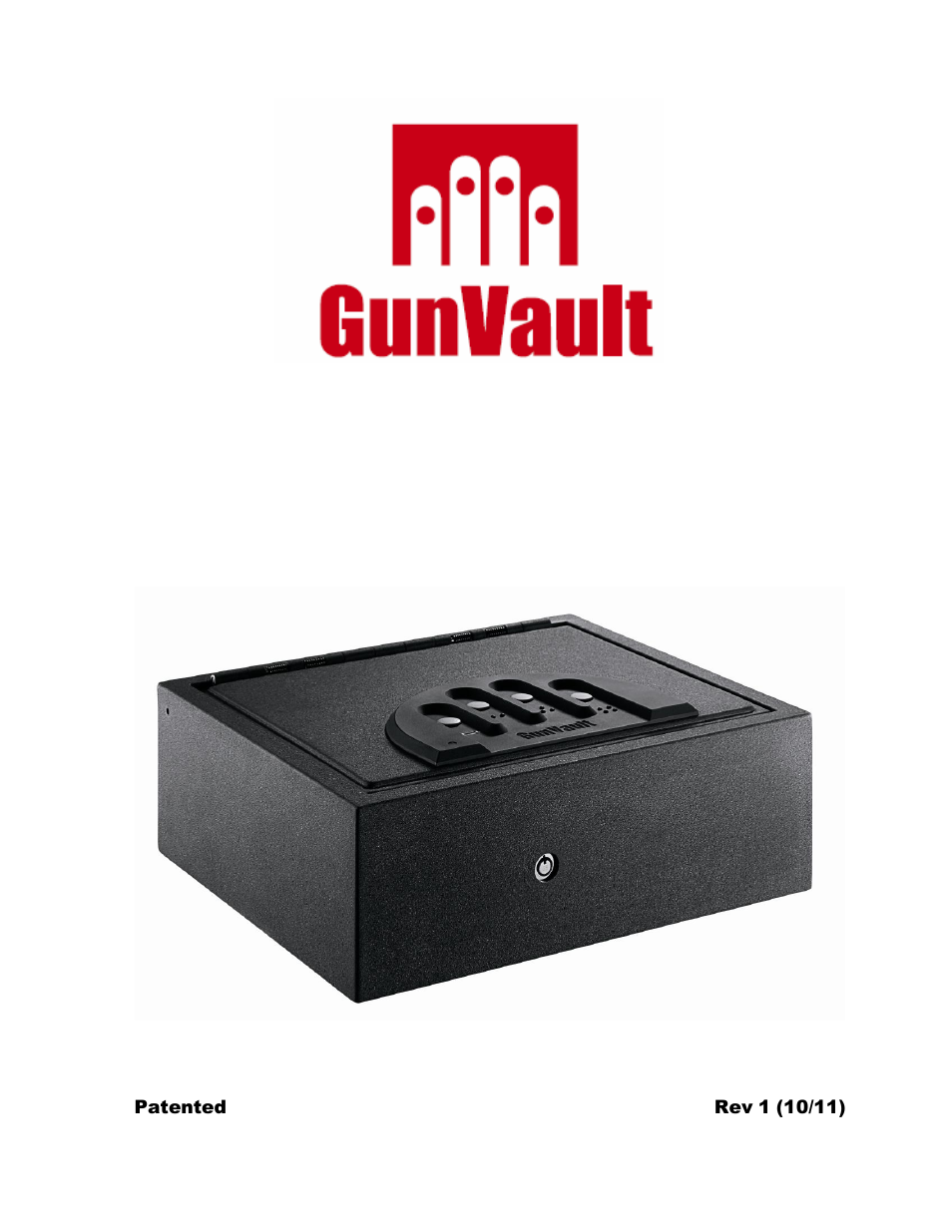 GunVault GVB 3000 User Manual | 12 pages