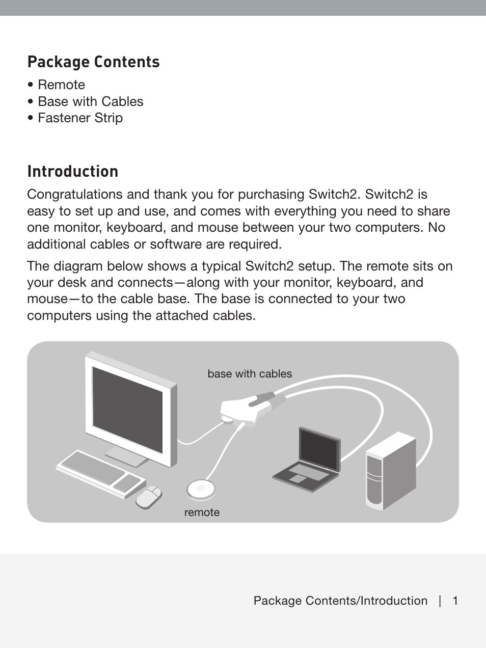 Package contents, Introduction | Belkin F1DF102UEA User Manual | Page 2 / 40