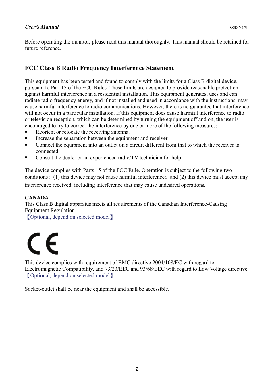 Hanns.G HL269 User Manual | Page 2 / 28