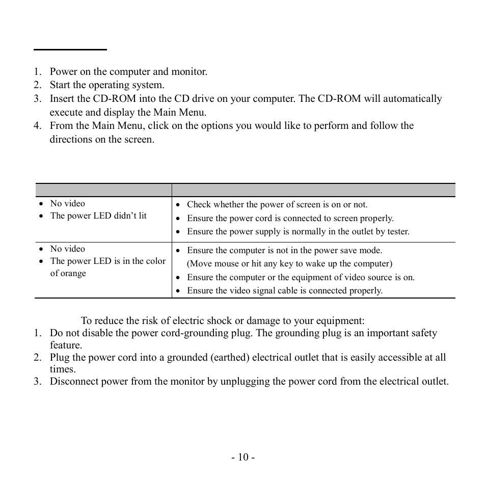 Quick setup | Hanns.G HL196 User Manual | Page 11 / 22