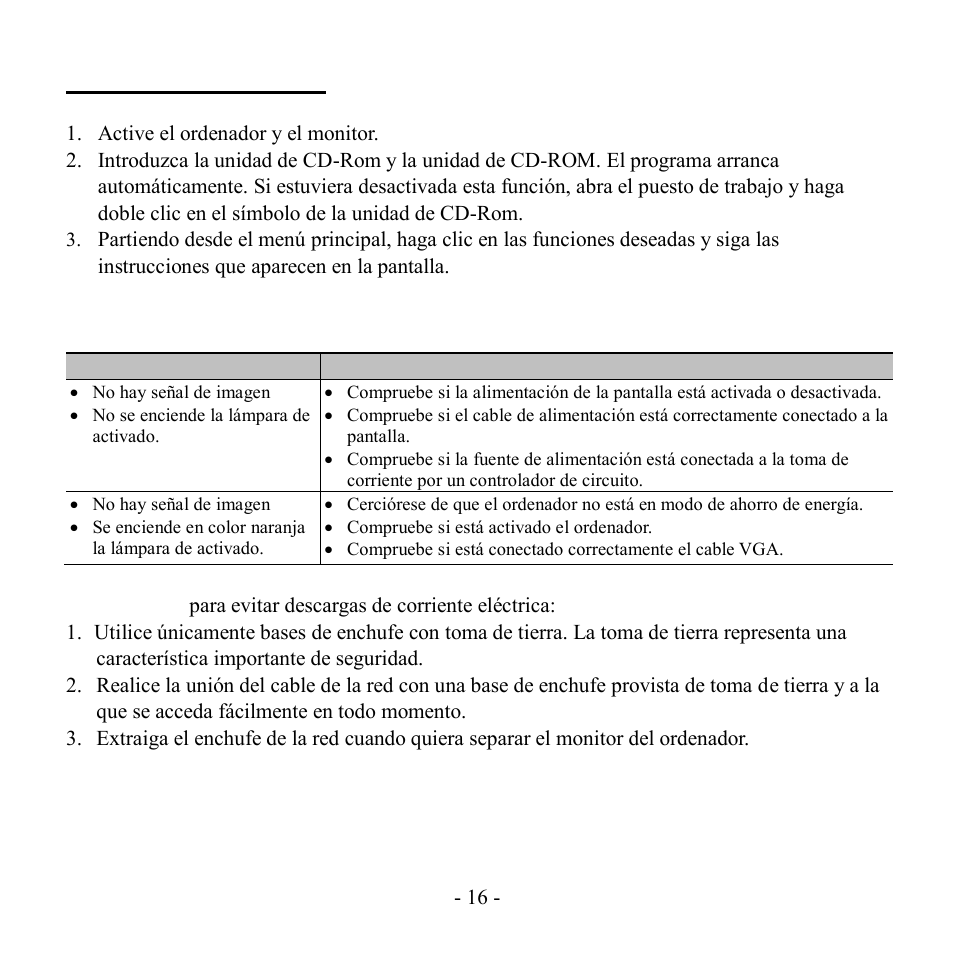 Instrucciones rápidas | Hanns.G HL196 User Manual | Page 17 / 22