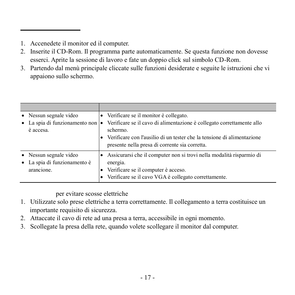 Istruzioni veloci | Hanns.G HL196 User Manual | Page 18 / 22