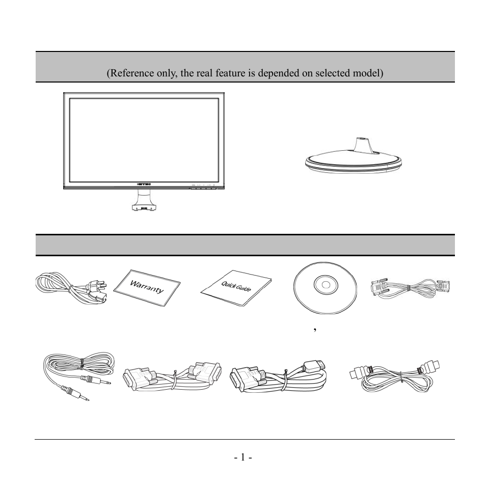 H_hl ser_q_all_v01_a.pdf | Hanns.G HL196 User Manual | Page 2 / 22