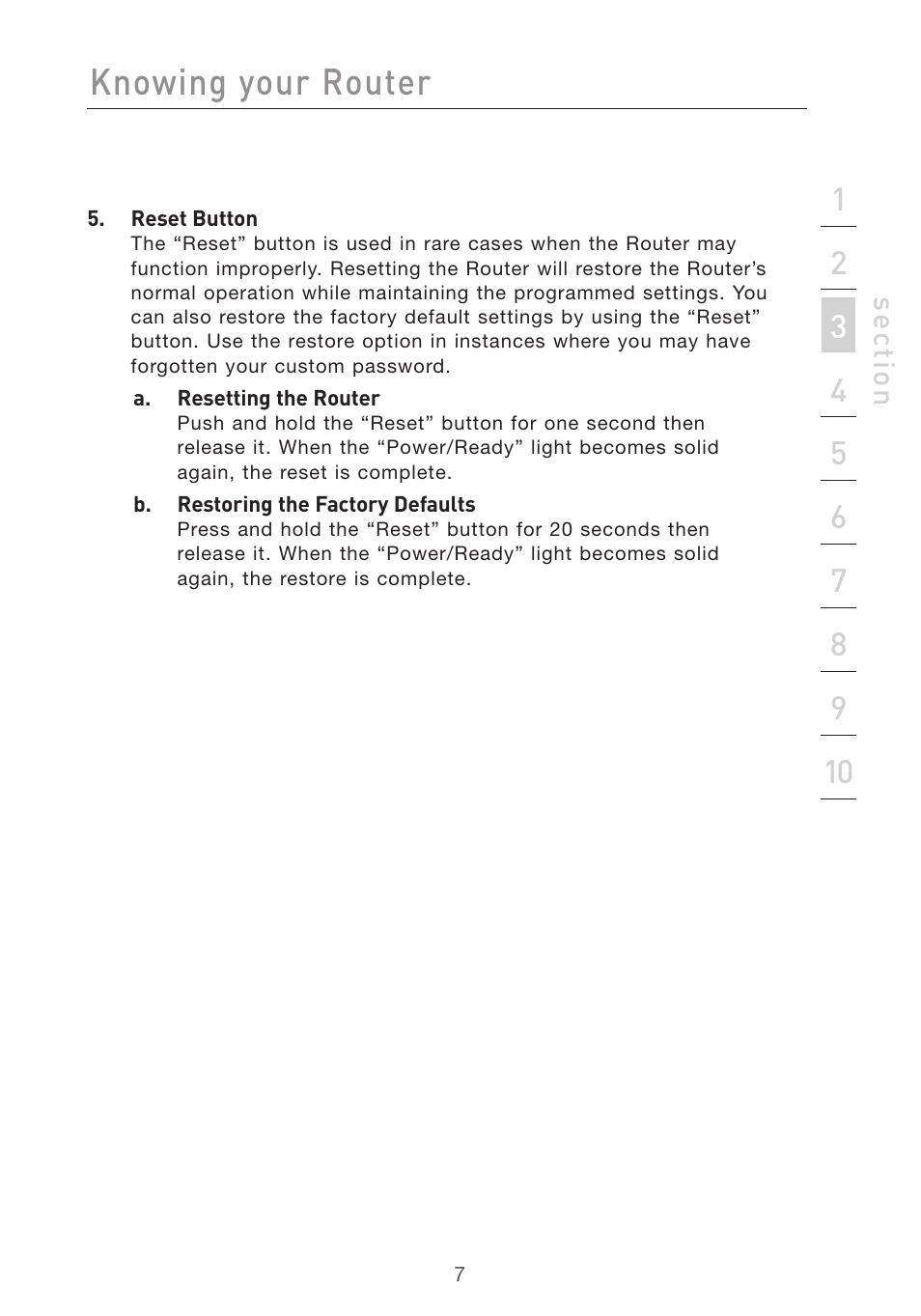 Knowing your router | Belkin F5D7632UK4 User Manual | Page 9 / 90