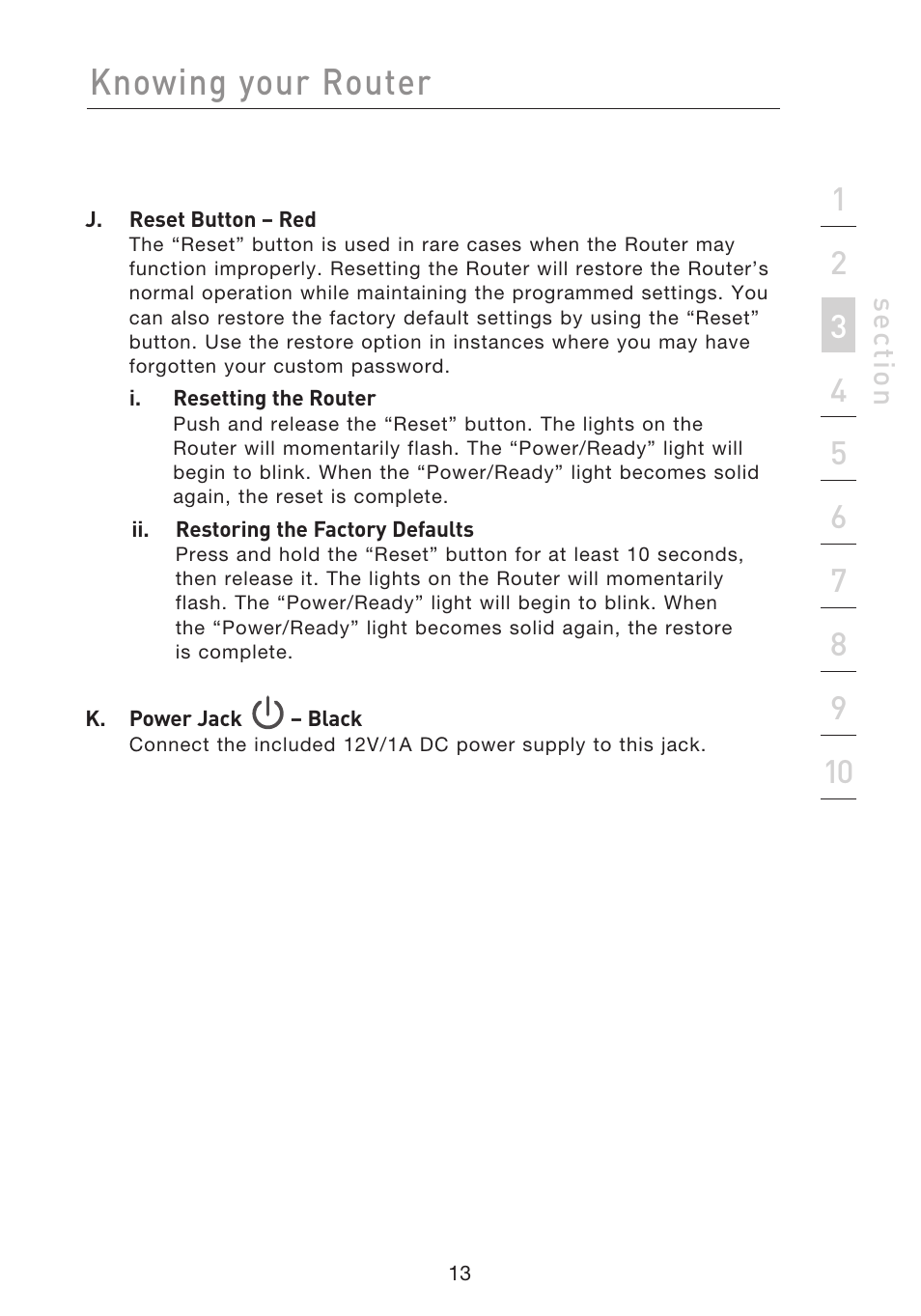 Knowing your router | Belkin F5D8233EA4 User Manual | Page 15 / 619