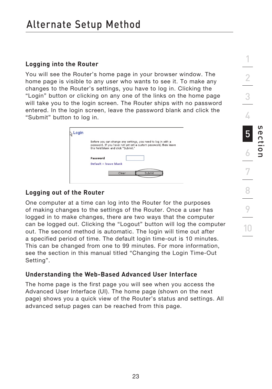 Alternate setup method | Belkin F5D8233EA4 User Manual | Page 25 / 619