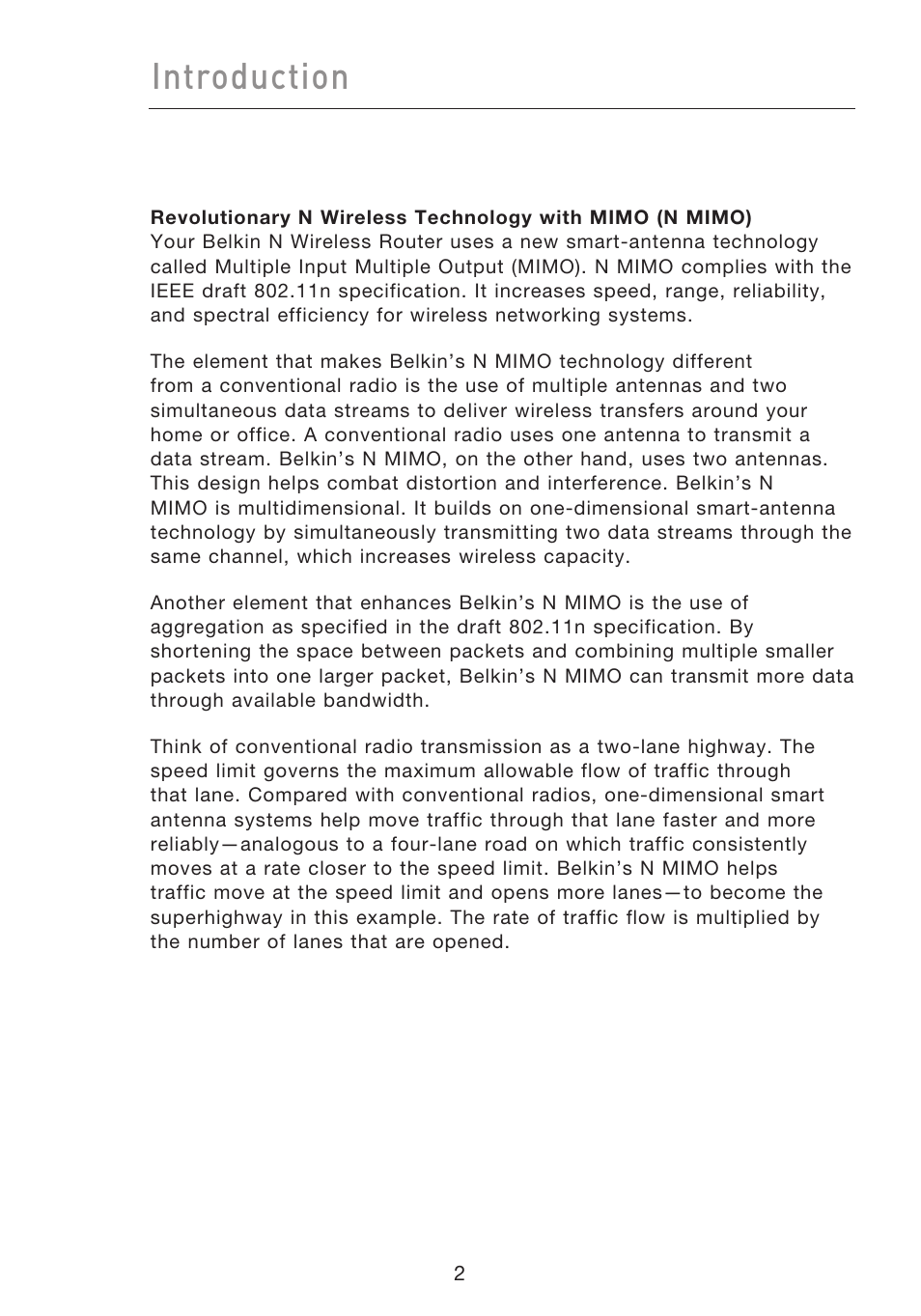 Introduction | Belkin F5D8233EA4 User Manual | Page 4 / 619