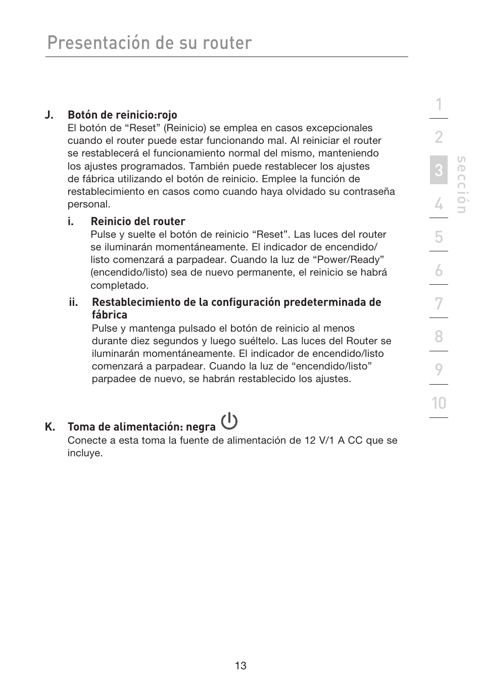 Presentación de su router, Se cc ió n | Belkin F5D8233EA4 User Manual | Page 428 / 619