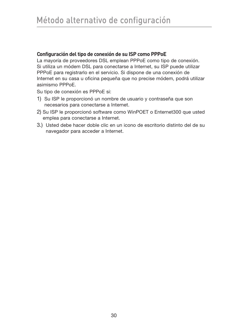 Método alternativo de configuración | Belkin F5D8233EA4 User Manual | Page 445 / 619