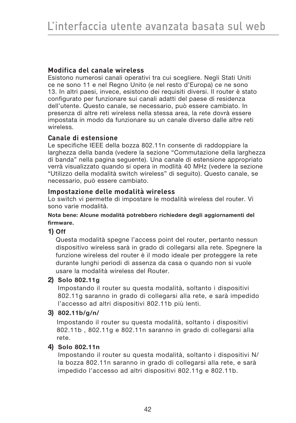 L’interfaccia utente avanzata basata sul web | Belkin F5D8233EA4 User Manual | Page 560 / 619