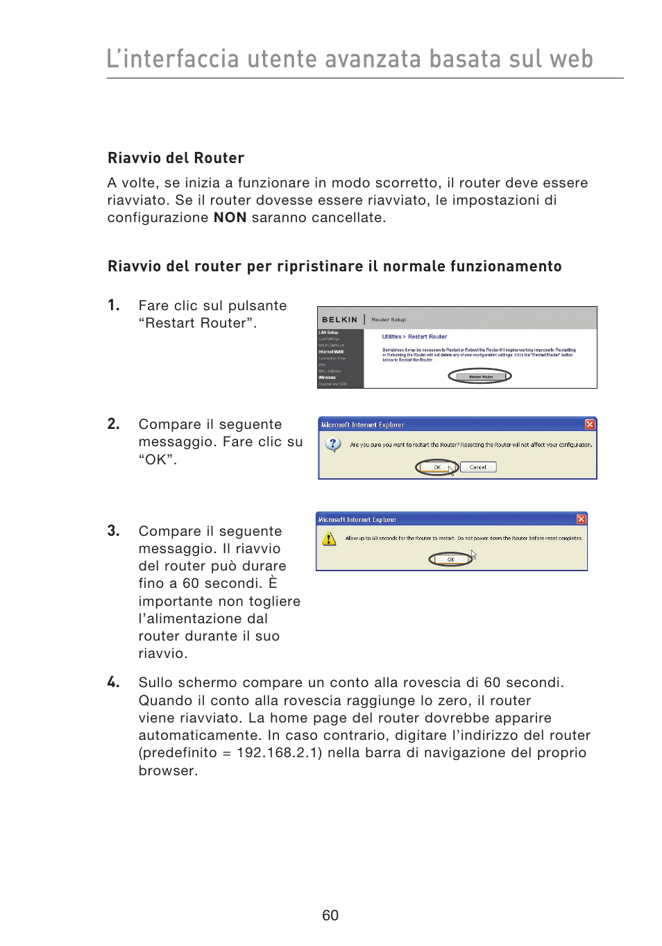 L’interfaccia utente avanzata basata sul web | Belkin F5D8233EA4 User Manual | Page 578 / 619