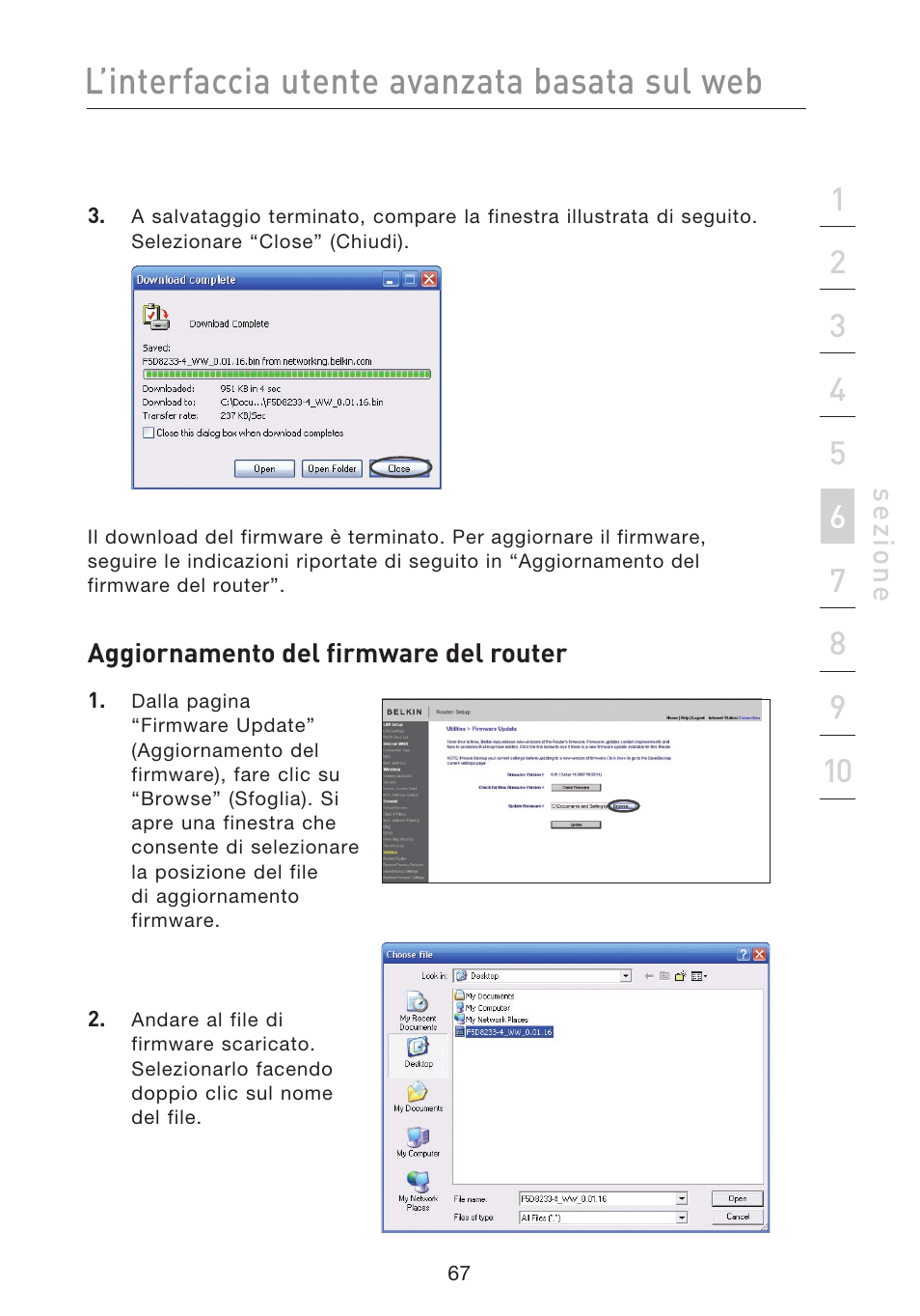 L’interfaccia utente avanzata basata sul web | Belkin F5D8233EA4 User Manual | Page 585 / 619