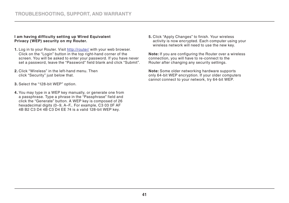 Belkin Wi-Fi N Router N300 User Manual | Page 43 / 50