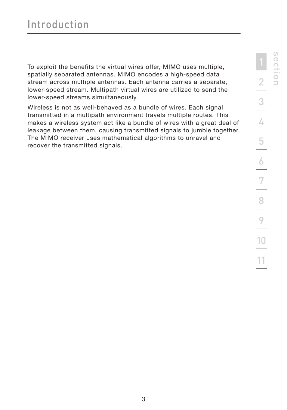 Introduction | Belkin Wireless Pre-N Router F5D8230-4 User Manual | Page 5 / 119