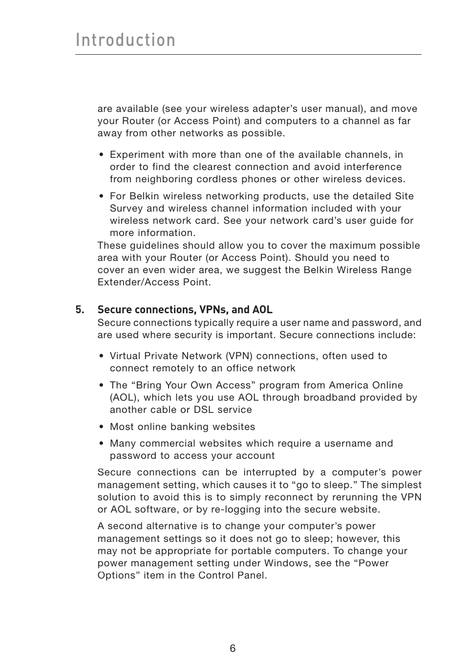 Introduction | Belkin Wireless Pre-N Router F5D8230-4 User Manual | Page 8 / 119