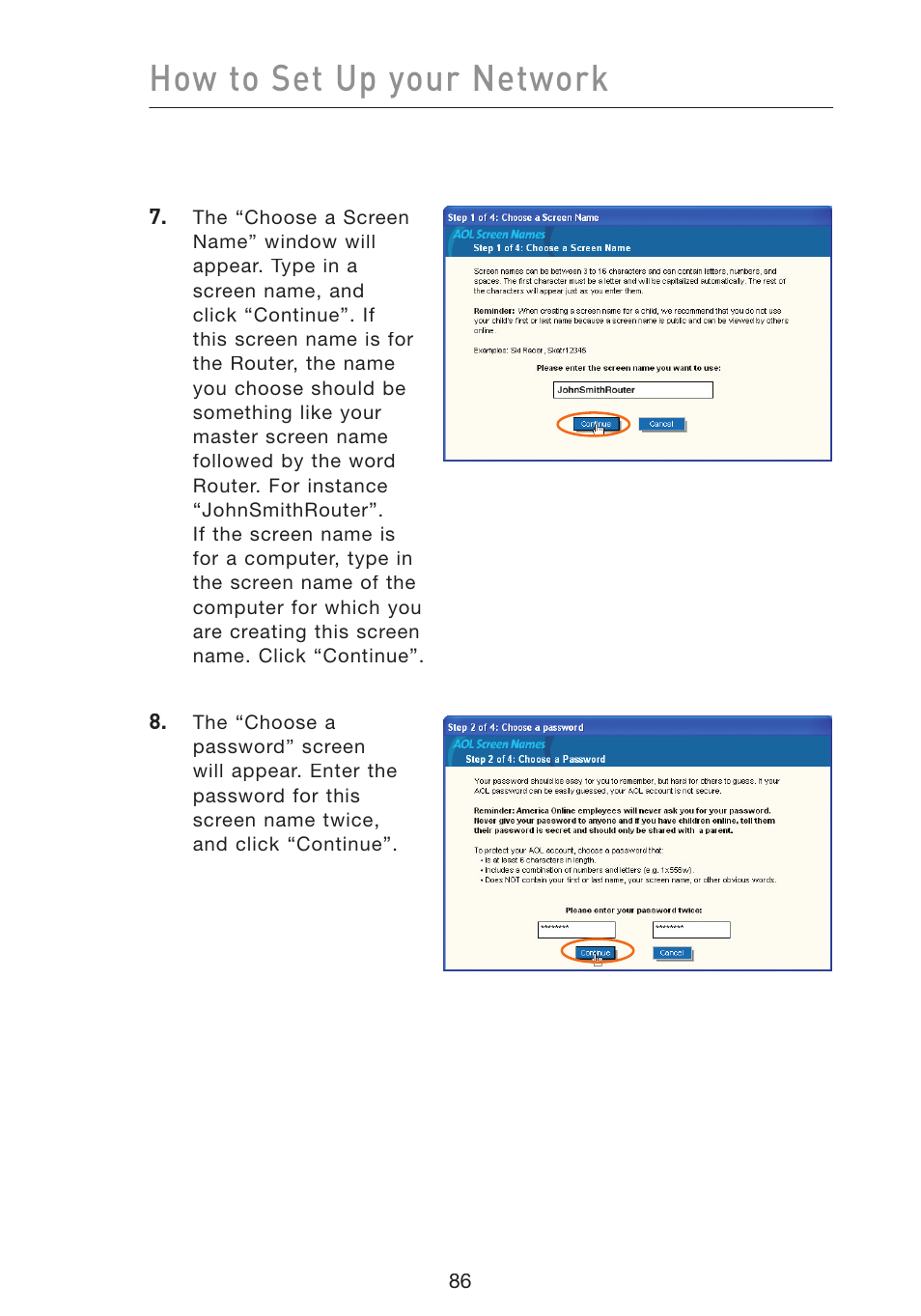 How to set up your network | Belkin Wireless Pre-N Router F5D8230-4 User Manual | Page 88 / 119