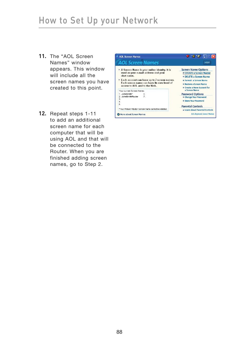 How to set up your network | Belkin Wireless Pre-N Router F5D8230-4 User Manual | Page 90 / 119