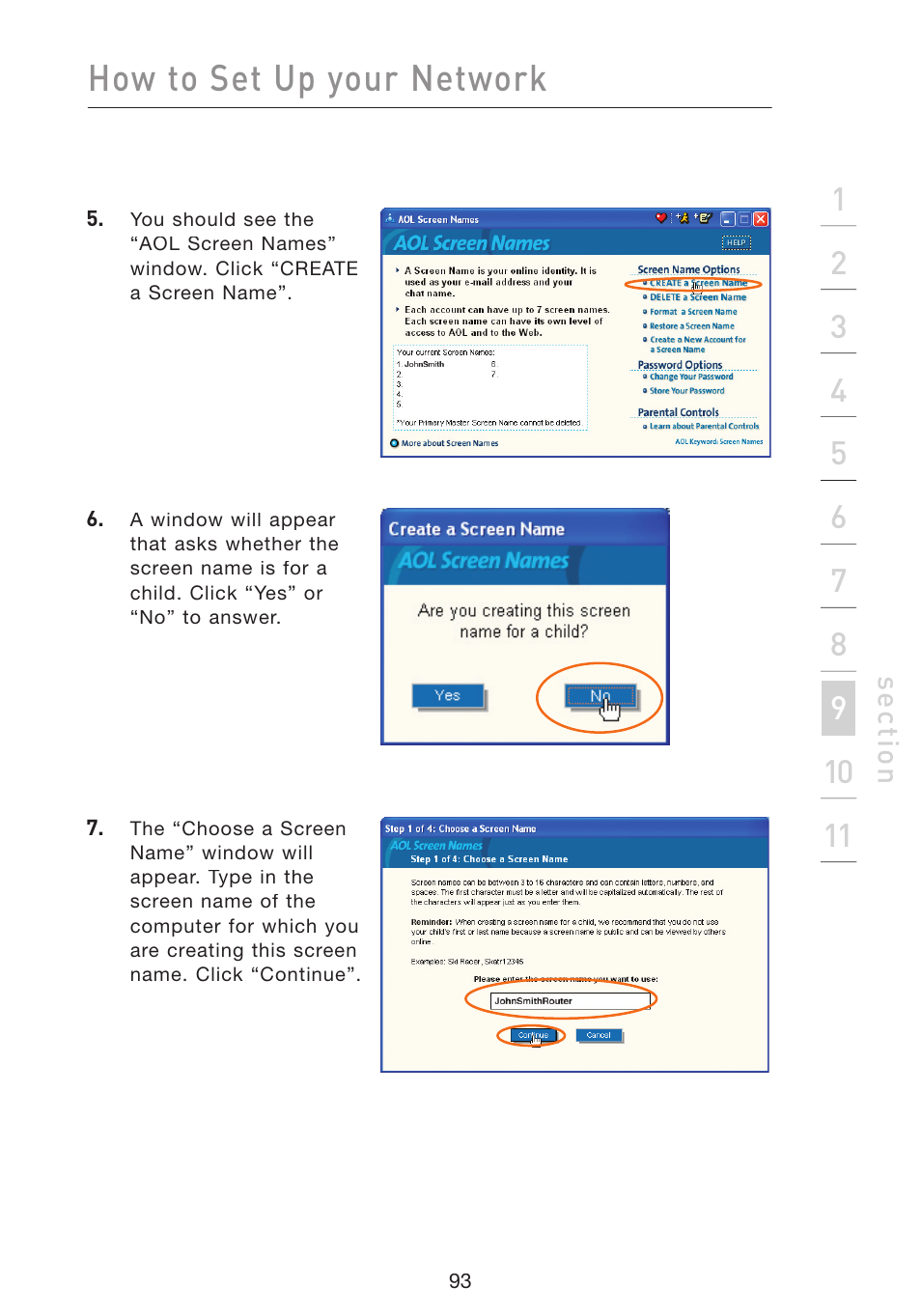 How to set up your network | Belkin Wireless Pre-N Router F5D8230-4 User Manual | Page 95 / 119
