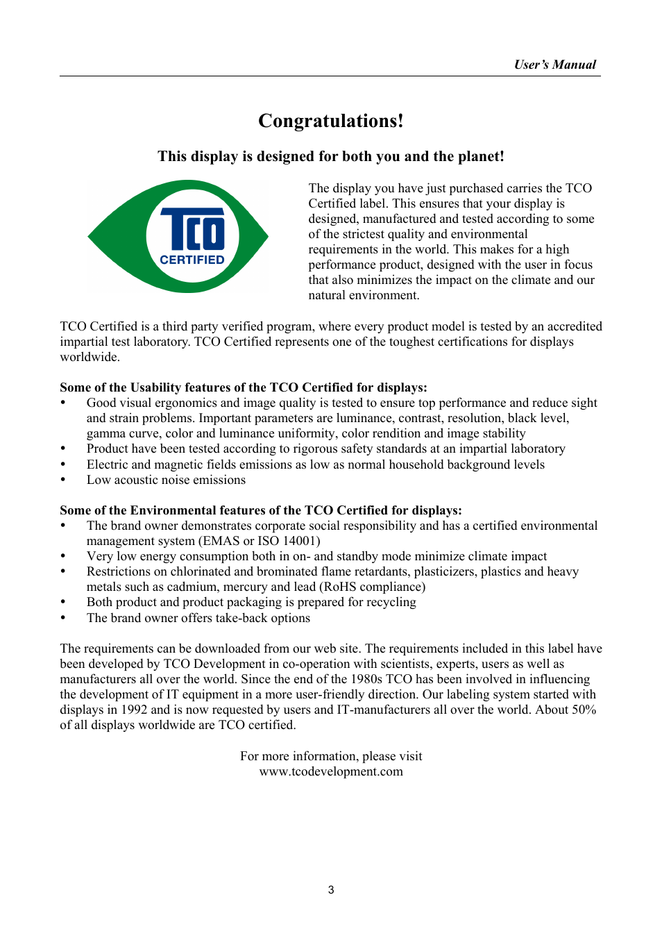Hanns.G HP225 User Manual | Page 3 / 25