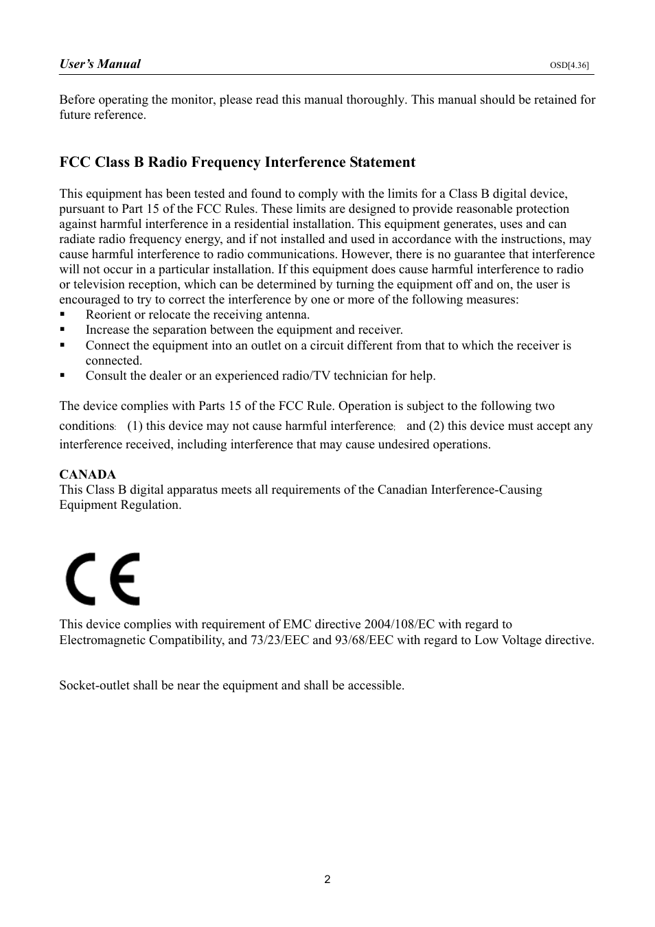 Hanns.G HX191 User Manual | Page 2 / 23