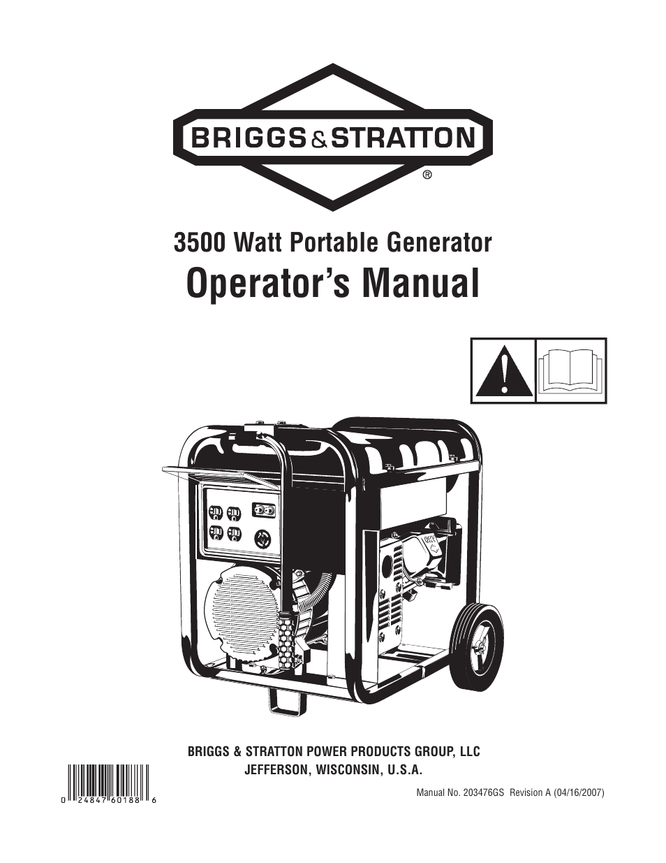 Briggs & Stratton 30348 User Manual | 48 pages