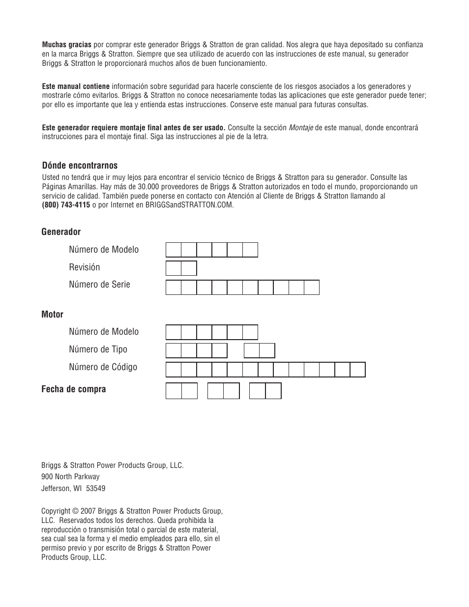 Briggs & Stratton 30348 User Manual | Page 26 / 48