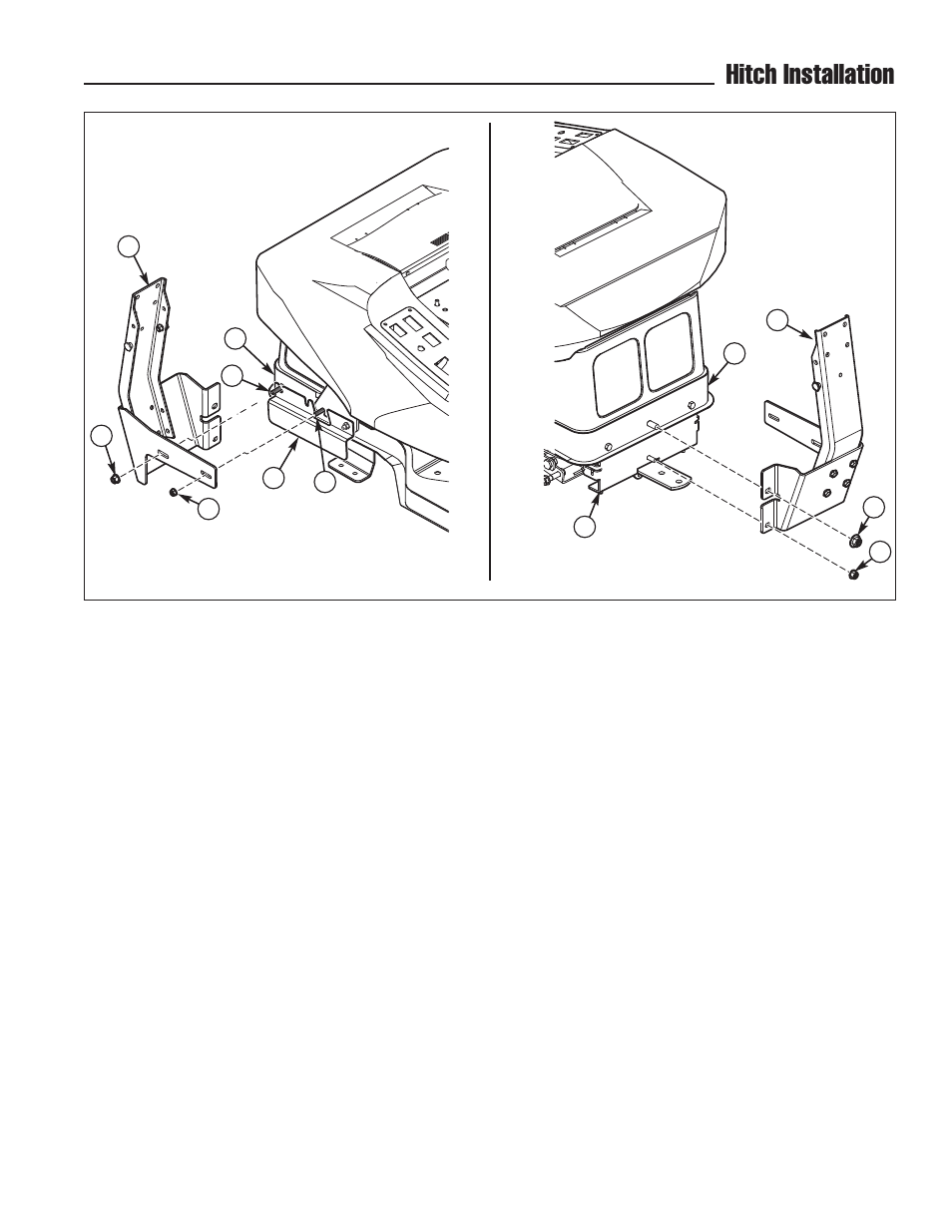 Hitch installation | Briggs & Stratton 1695284 User Manual | Page 7 / 14