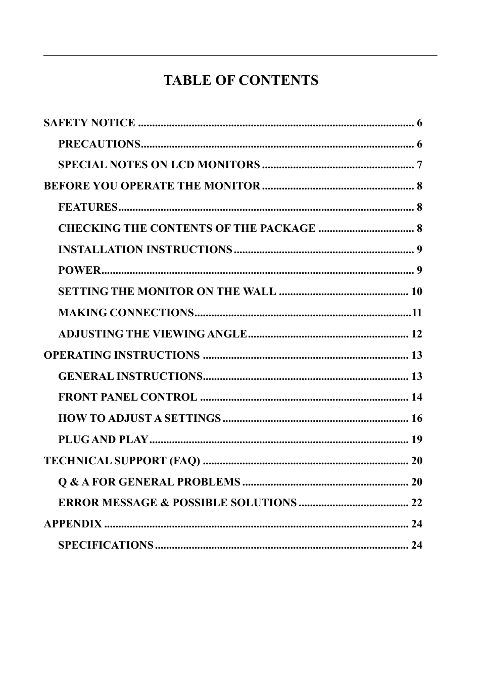 Hanns.G HA224 User Manual | Page 5 / 24