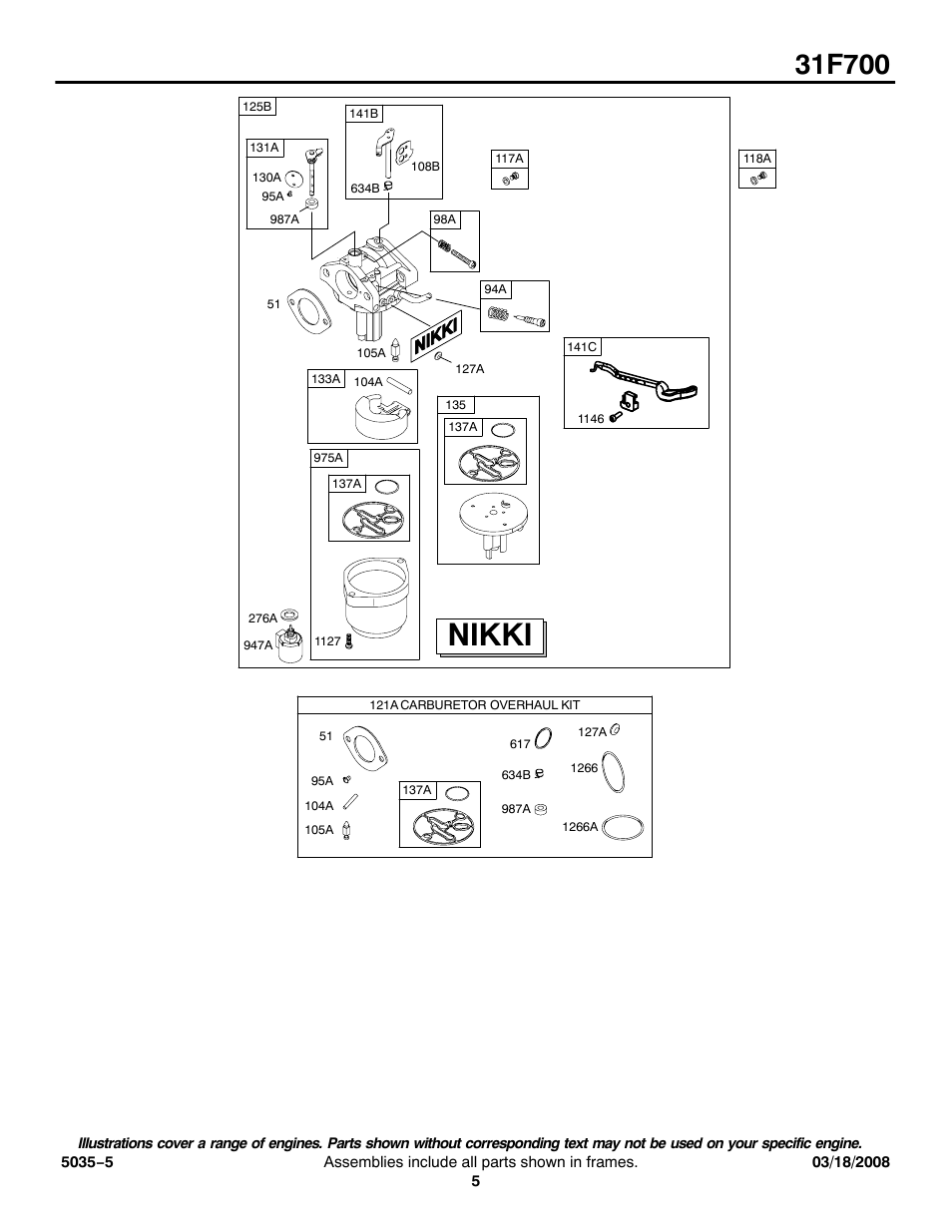 Nikki | Briggs & Stratton 31F700 Series User Manual | Page 5 / 15