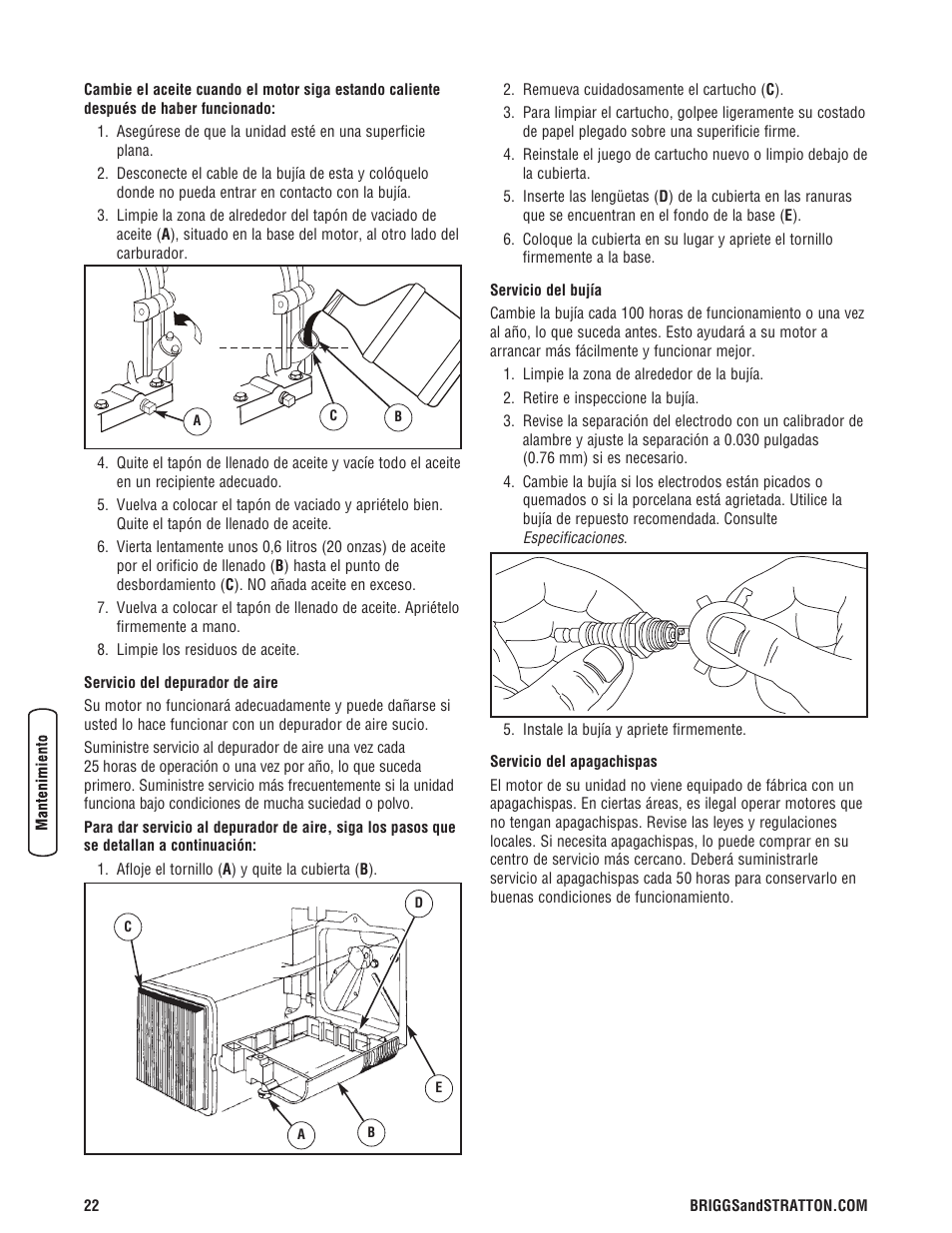 Briggs & Stratton 3400PSI User Manual | Page 52 / 60