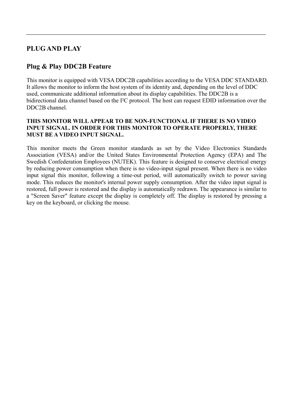 Plug and play | Hanns.G HH281 User Manual | Page 17 / 22