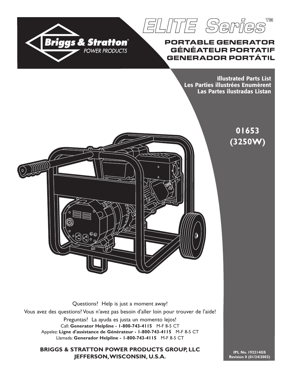 Briggs & Stratton 01654 User Manual | Page 45 / 52