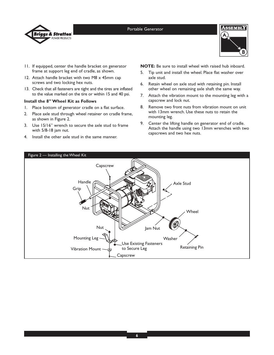 Briggs & Stratton 01654 User Manual | Page 6 / 52