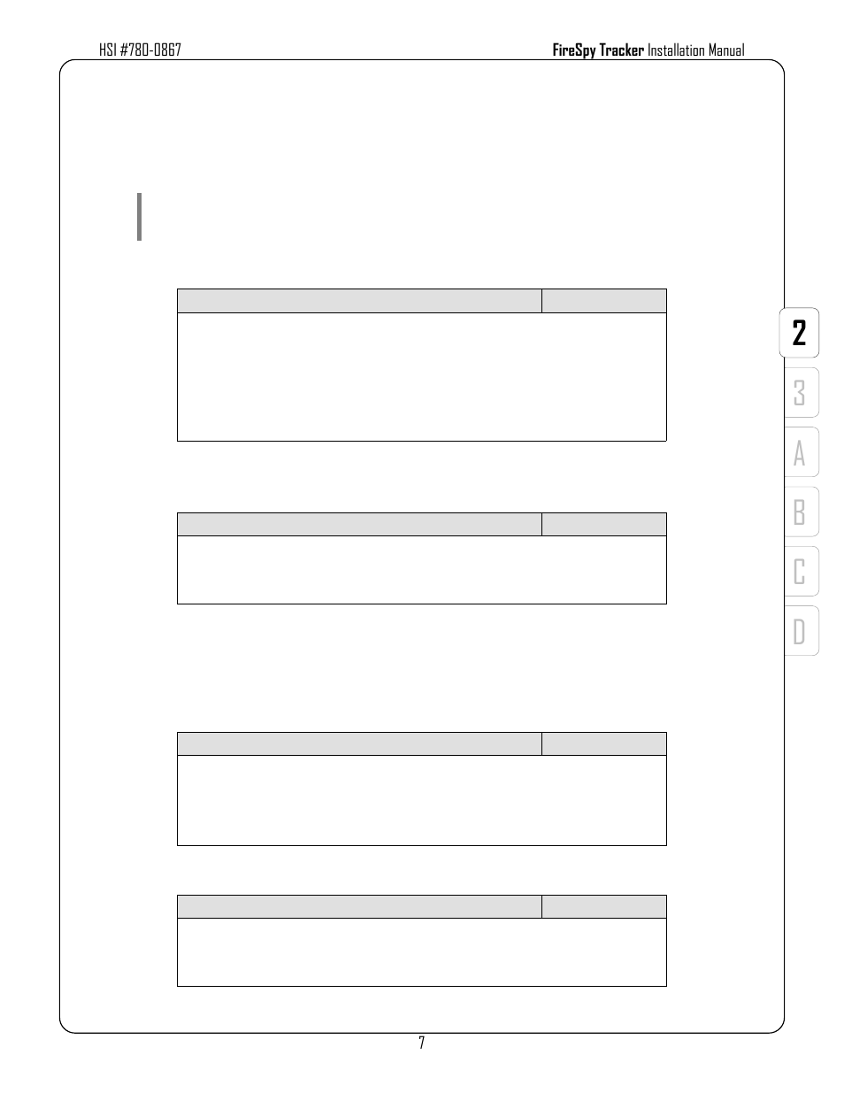 D3 a b c 2 | Harrington Signal Tracker T8000 - Install Manual User Manual | Page 11 / 48