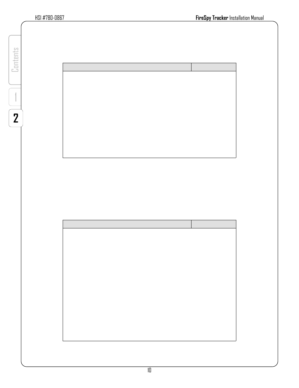 Co nt en ts | Harrington Signal Tracker T8000 - Install Manual User Manual | Page 14 / 48