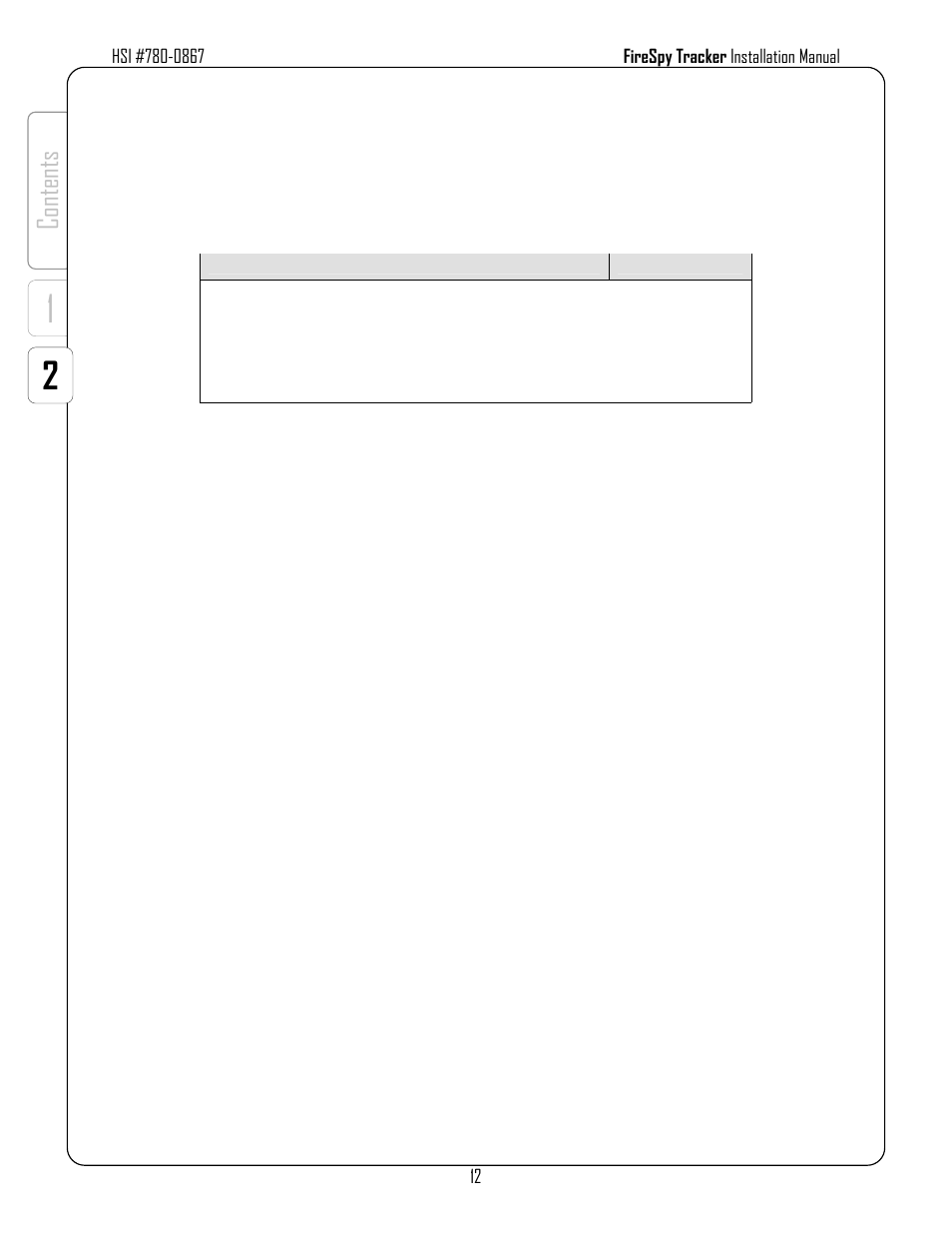 Co nt en ts | Harrington Signal Tracker T8000 - Install Manual User Manual | Page 16 / 48