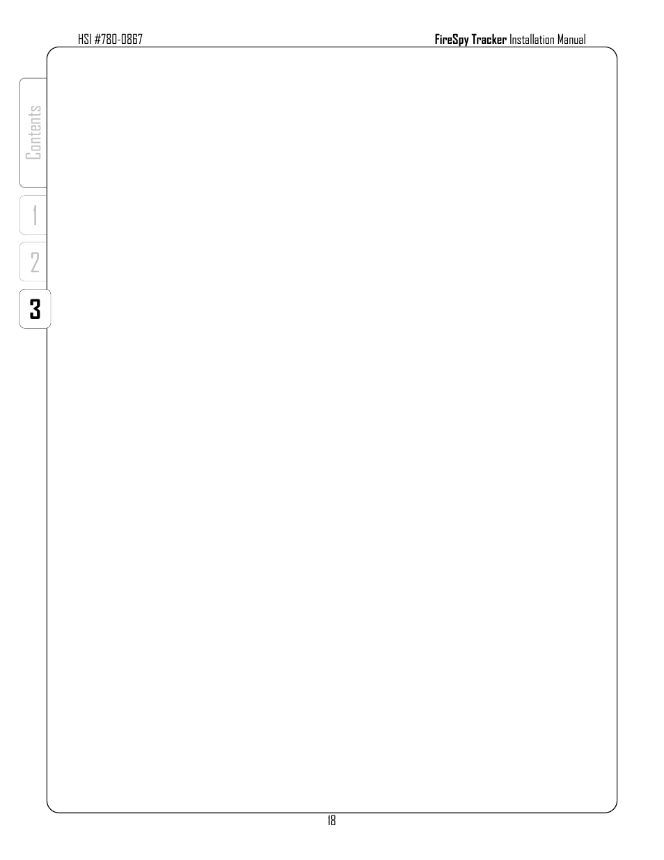 Co nt en ts | Harrington Signal Tracker T8000 - Install Manual User Manual | Page 22 / 48