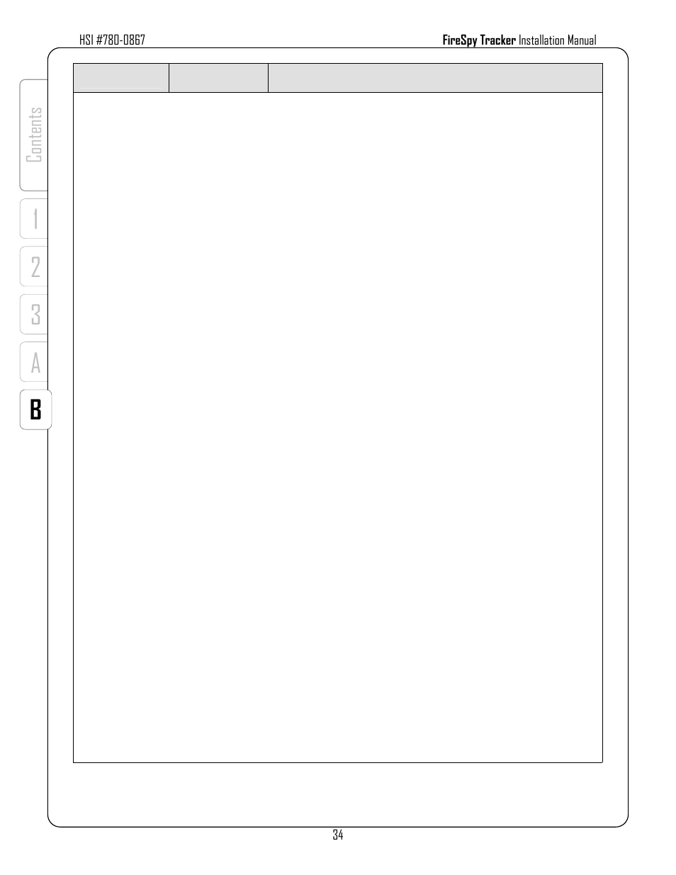 12 3 a b, Co nt en ts | Harrington Signal Tracker T8000 - Install Manual User Manual | Page 38 / 48