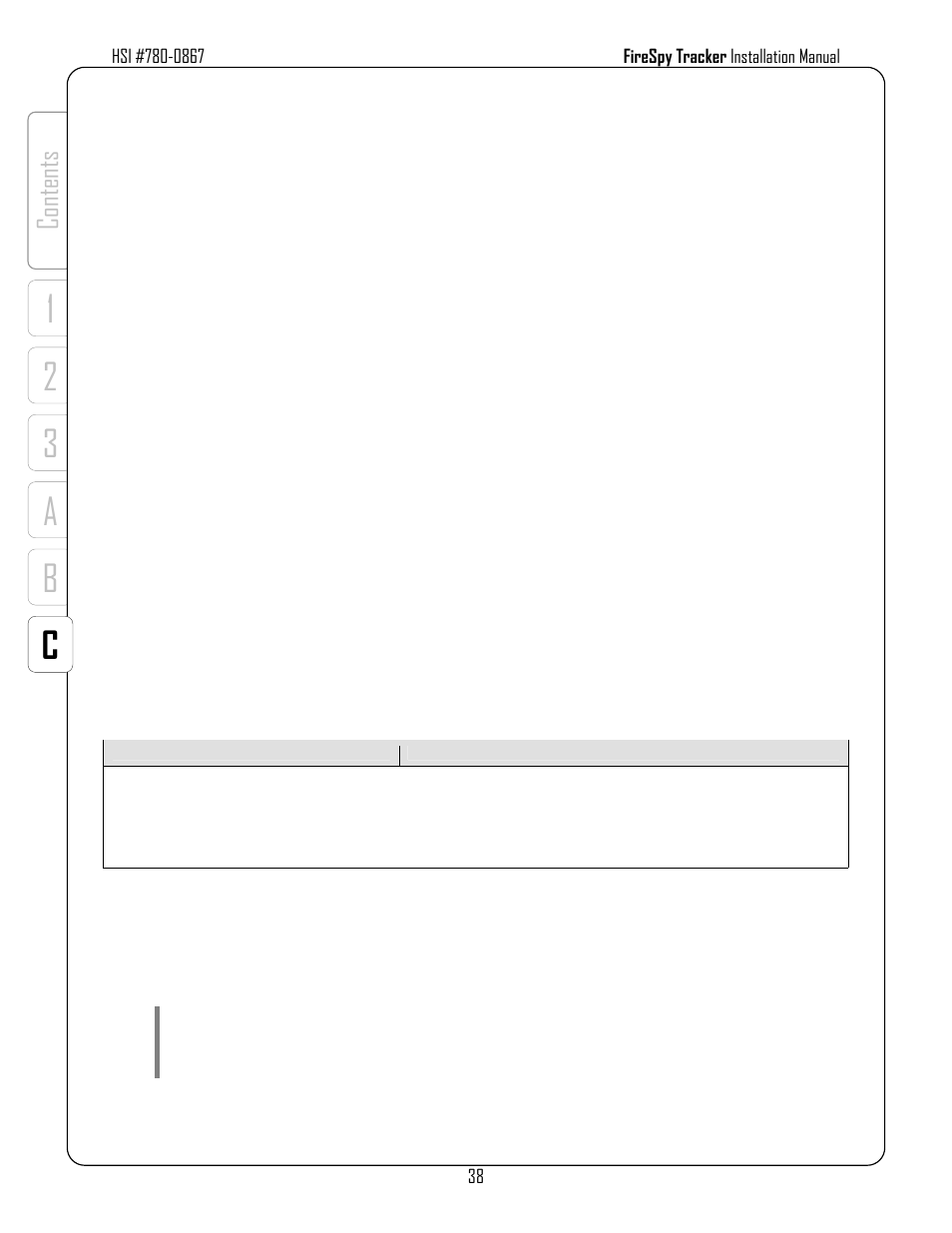 12 3 a b c, Co nt en ts | Harrington Signal Tracker T8000 - Install Manual User Manual | Page 42 / 48