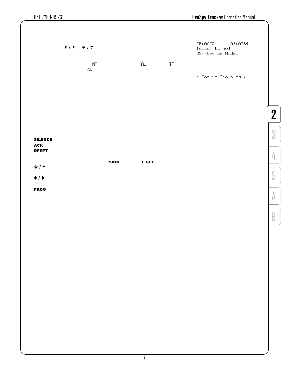 3b a 5 4 2 | Harrington Signal Tracker T8000 - Operation Manual User Manual | Page 11 / 26